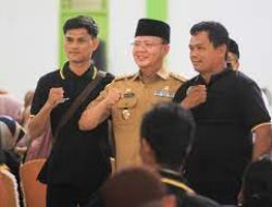 Gubernur Rohidin Mersyah Kukuhkan 220 Agen Kewaspadaan Dini di Bengkulu Utara