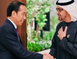 Jokowi Sambangi Presiden MBZ, Bahas Peningkatan Kerja Sama Indonesia-UEA