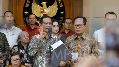 Menko Mahfud MD Ungkap Ada Eks Ketua DPRD Diperas Oknum Aparat Karena Kasus Korupsi APBD
