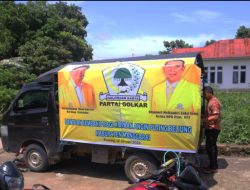 Partai Golkar Bantu Ratusan Paket Sembako Untuk Korban Angin Puting Beliung di Manggarai dan Erupsi Gunung Lewotobi di Flores