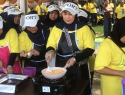 Konsolidasi Partai Golkar di Pakansari Dimeriahkan Festival Memasak Emak-Emak Bogor