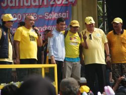 Airlangga dan Gibran Sapa Warga Jakarta Lewat Lomba Senam Gemoy