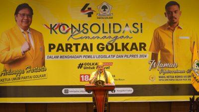 Airlangga Ajak Masyarakat Kalbar Coblos Nomor 2 Untuk Pilpres dan Nomor 4 Untuk Pileg 14 Februari 2024