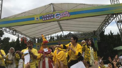 Meski Gerimis, Senam Geulis Gemoy Tetap Meriah Dihadiri Ribuan Warga Kota Bandung