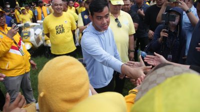 Partai Golkar DKI Jakarta Sosialisasikan Prabowo-Gibran Lewat Senam Gemoy di Cengkareng