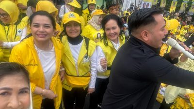 Tini Kartini Ikut Senam Geulis Gemoy Partai Golkar di Kota Bandung: Seru! Beri Energi Positif