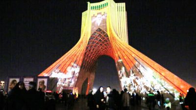 45 Tahun Revolusi Islam, Warga Iran Bakar Bendera Israel dan AS