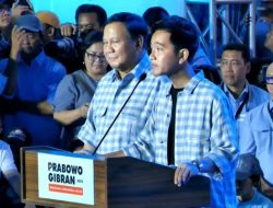 Prabowo Usai Unggul Quick Count Pilpres 2024: Kita Tak Boleh Sombong dan Jemawa!