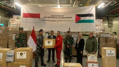 242,6 Ton Bantuan Kemanusiaan Indonesia Untuk Gaza Tiba di Mesir