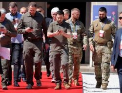 Rudal Rusia Hampir Ledakkan Zelensky dan PM Yunani Kyriakos Mitsotakis Saat Kunjungi Odesa