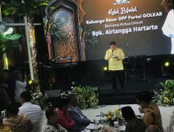 Ini Isi Sambutan Airlangga Hartarto di Acara Halal Bi Halal DPP Partai Golkar