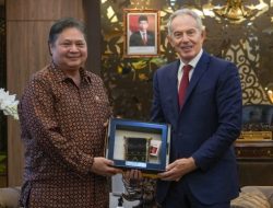 Menko Airlangga Diskusi Dengan Tony Blair, Bicara Digitalisasi Hingga ‘Cyber Security’