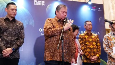Rakernas Kebijakan Satu Peta 2024, Menko Airlangga Sorot Keamanan Siber