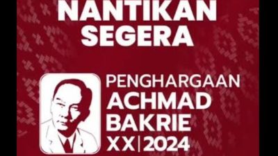 Telah Dianugerahkan Kepada 86 Tokoh Selama 21 Tahun, Siapa Penerima Penghargaan Achmad Bakrie Tahun 2024?