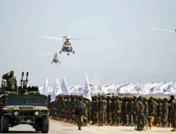 Taliban Rayakan Tiga Tahun Pemerintahan Dengan Parade Militer di Bagram