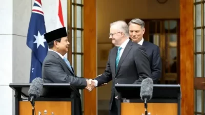 Perkuat Hubungan Bilateral, Menhan Prabowo Temui PM Albanese dan Menhan Marles di Australia