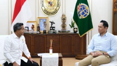 Menteri AHY dan Ketum KADIN Anindya Bakrie Bahas Peluang Sinergi Bangun Ekonomi RI