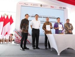 Menko Luhut Resmikan Pabrik Baterai Listrik LFP Rp. 5,46 Triliun di KIP Kendal