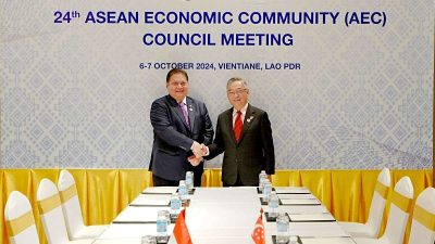 Menko Airlangga Jumpa Wakil PM Singapura, Bahas Potensi Ekonomi Digital Dua Negara