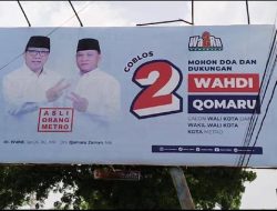 Calon Wakil Walikota Metro Lampung Qomaru Zaman Jadi Tersangka, Ini Kasusnya