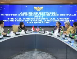 Menkomdigi Meutya Hafid Bertemu Dubes AS, Bahas Kerjasama AI Hingga Smart City