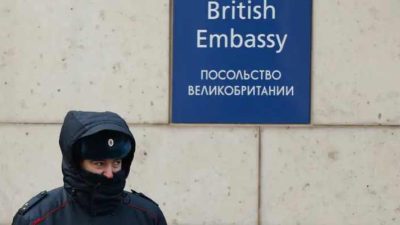 Rusia Usir Diplomat Kedubes Inggris, FSB Curiga Aktivitas Mata-mata