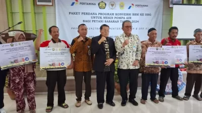 Gandung Pardiman Gandeng Kementerian ESDM Salurkan 250 Pompa Air BBG Untuk Petani Bantul