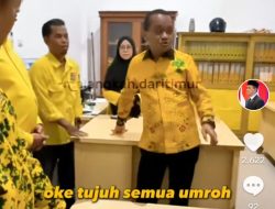 Diberangkatkan Umroh Bahlil Lahadalia, 7 Staf Sekretariat DPD I Partai Golkar Sumbar Terharu