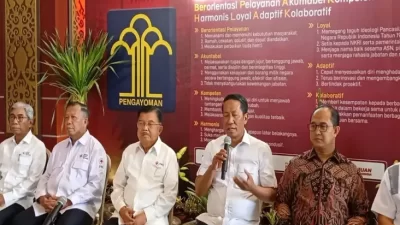 Menteri Hukum Supratman Andi Agtas Resmi Akui Kepengurusan PMI Pimpinan Jusuf Kalla