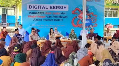 Menkomdigi Meutya Hafid Pasang 5.400 Akses Internet di Sekolah Agama Se-Indonesia