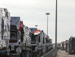 Mesir Lepas Konvoi Bantuan Kemanusiaan Terbesar ke Jalur Gaza, Palestina