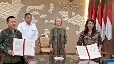 Menko Airlangga Tandatangani Nota Kesepahaman Investasi Exxonmobil Rp. 162 Triliun