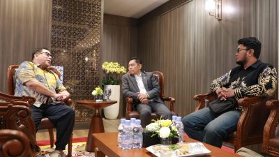 Redaksi Golkarpedia Silaturahmi Dengan Waketum DPP Partai Golkar Yang Juga Wakil Ketua DPR RI, Adies Kadir