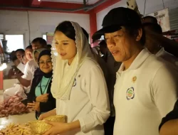 Wamendag Dyah Roro Esti Sidak Harga dan Stok Bahan Pokok di Pasar Atas Baru, Kota Cimahi