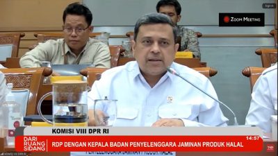 Kepala BPJPH, Haikal Hasan: Ada Oknum Getok Warteg Rp. 10 Juta Untuk Dapat Sertifikat Halal