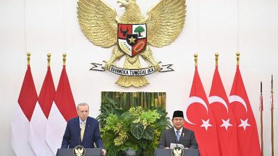Presiden RI Prabowo dan Presiden Turkiye Erdogan Satu Suara: Palestina Merdeka!