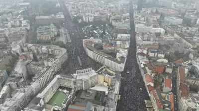 325 Ribu Orang Ikut Unjuk Rasa Terbesar Protes Kebijakan Korup Pemerintah Serbia