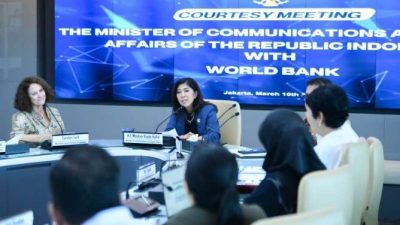 Menkomdigi Meutya Hafid dan Perwakilan Bank Dunia Bahas Jaringan Internet Merata