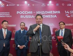Menko Airlangga Minta Rusia Berinvestasi di 25 Kawasan Ekonomi Khusus Milik Indonesia