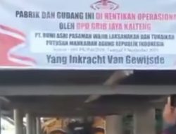 GRIB Jaya Segel Pabrik di Kalteng, Gubernur Agustiar Sabran Angkat Bicara