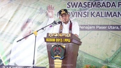 Gubernur Kaltim Rudy Mas’ud Optimalisasi 46 Ribu Hektar Sawah Demi Kaltim Swasembada Pangan