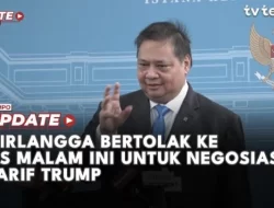 RI Kena Tarif Trump 32 Persen, Menko Airlangga Langsung Ke AS Negosiasi Lanjutan