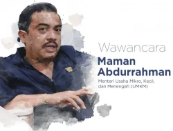 Menteri UMKM Maman Abdurrahman: Basis Data Penting Agar UMKM Tak Berjalan di Ruang Gelap
