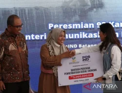 Menkomdigi Meutya Hafid Resmikan Serentak 92 Kantor Pos LPU Untuk Dukung Penyaluran BLT