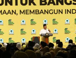 Prabowo di Acara Doa Bersama HUT Ke-61 Partai Golkar: Duka Sumatera Duka Kita Bersama
