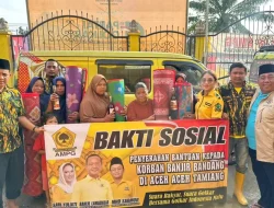 Sayap Pemuda Partai Golkar Bantu Korban Bencana Aceh, Air Bersih Hingga Sembako