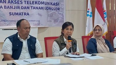 Menkomdigi Meutya Hafid Kebut Pemulihan Jaringan Sumatera, Pastikan Internet Pulih dalam 4 Hari