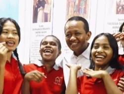 Menteri ESDM Bahlil Lahadalia Berikan Beasiswa Hingga Tamat Sekolah di Panti Asuhan Kristen Fajar Baru Depok