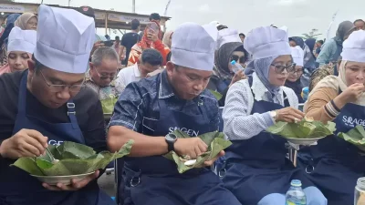 Mendukbangga Wihaji Saksikan Festival Sambel Tumpang di Sragen Pecahkan Rekor Dunia