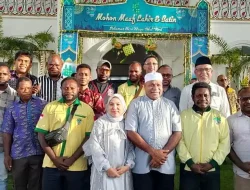 Momen Idul Fitri, Pemuda Katolik dan Gubernur Papua Mathius Fakhiri Silaturahmi Lintas Iman